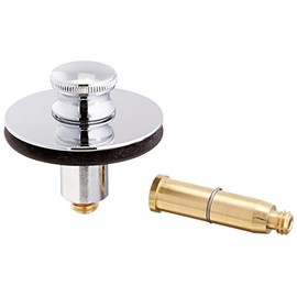 Watco 38516-CP Push Pull Replacement Stopper with 5/16 & 3/8 Pins, Chrome Plated