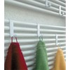 De-Plastik Radiator Hooks for Round Heaters, Towel Rail - Towel
