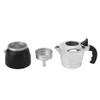 Moka Pot with Double Valve 150ML octagonal Aluminum Moka Stovetop