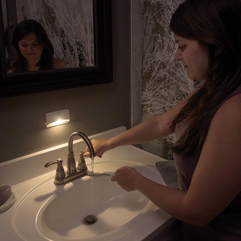 Mr. Beams MB710 LED Nightlight, Wireless, Battery-Powered, Motion-Sensing For Use
