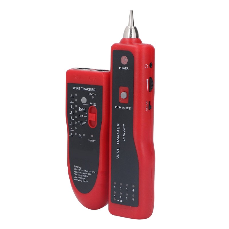 Wire Tracer Receiver Kit Network Cable Tester Line Finder for