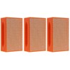 KGS PRO-PAD Diamond Hand Polishing pads (3 Pack, Grit 3000