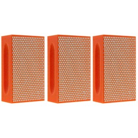 KGS PRO-PAD Diamond Hand Polishing pads (3 Pack, Grit 3000 (orange))