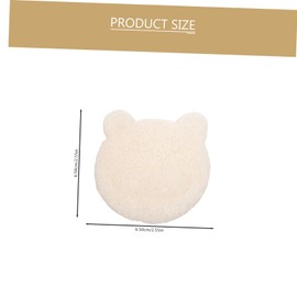 Baluue Bath Sponge for Cute Bear Shape Shower Sponge Soft and Hygienic Bathing Tool for Daily Cleansing and present Giving Comfortable and Easy to Use