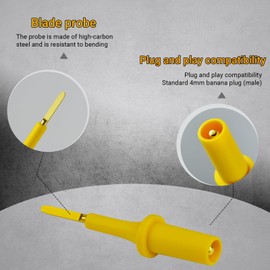 ZIBOO PPTK0005 Test Probe Adapter Kit Automotive Diagnostic Car Test Tool,Back Probe&Blade Probe Adapter, Allows Pinpoint Diagnostic Testing
