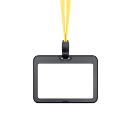 ASTAR Employee ID Card Holder, Horizontal ID Card Holder, Name Holder, Pass Case, Double-Sided, Name Tag Case, IC Card Case, Commuter Holder, Strap, Compatible with Various Credit Card Sizes/Employee