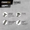 Power Pro 376633 Concrete Screw Anchors, 3/16" x 1-1/4", High-Performance,
