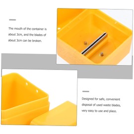 COHEALI 1Pc Safe Broken Cutter Storage Box for Waste Blades Practical Blades Organizer Durable and Design Lightweight and Portable Tool for Easy Disposal