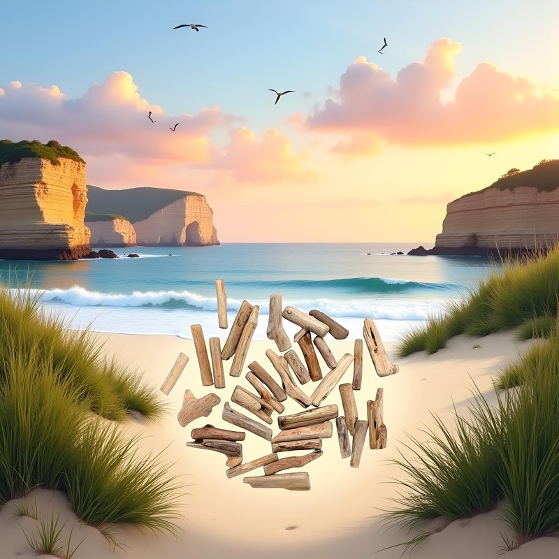 20 pezzi di legno naturale Driftwood pezzi ramoscelli decorazione spiaggia