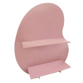 Cosmetic Storage Rack Makeup Shelf Organizer for Bathroom Bedroom Dressing Room Desk Pink S