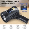 BERCOL Rechargeable Spotlight,2000000 LM Super Bright Handheld Spot Light LED