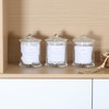 Ronasip 3pcs Farmhouse Apothecary Jars with Lids - 16 Oz