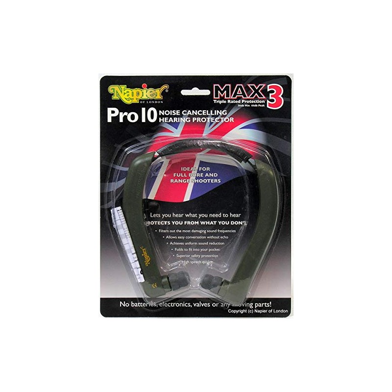 Napier Pro10 Max 3 Triple Rated Ear Defenders