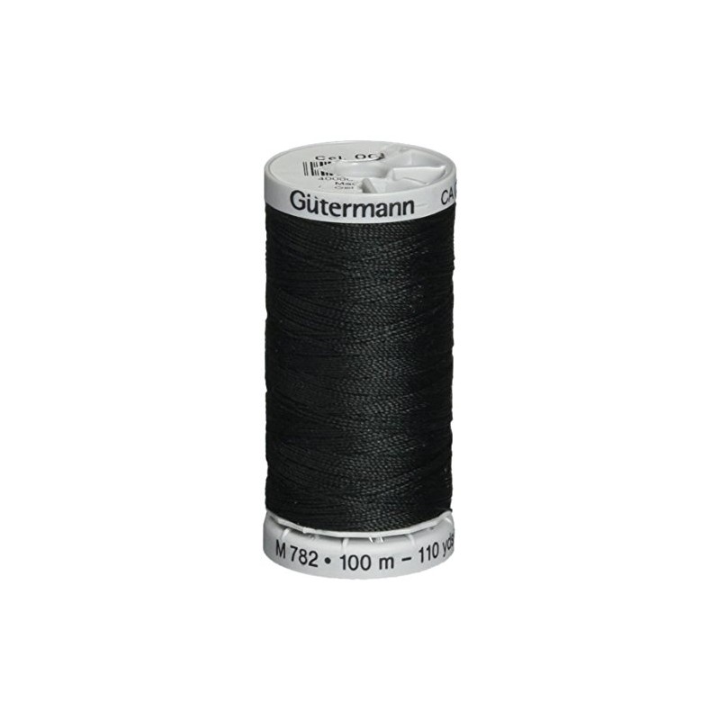 Gutermann 27090038 Extra Strong Thread 110 Yards-Black