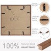 Venusmiles 16x16 Picture Frame Natural Solid Walnut Photo Frames with