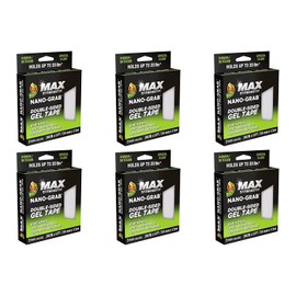 Duck Tape Max Strength Nano Grab Gel Double Sided Tape (Pack of 6)
