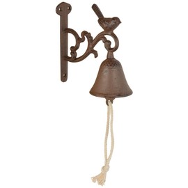 Esschert Design Rustic Cast Iron DB81 Doorbell Bird, Small,Brown