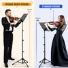 CAHAYA Sheet Music Stand Foldable: Music Stands with Tri-fold Panel