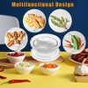 Manual Garlic Twister & Masher, Multi-Functional Mincer & Grinder for