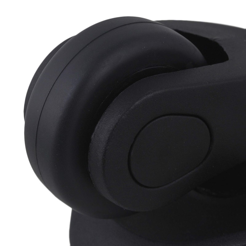 Yibuy 2 x Black Left&Right 9.1cmx9.7x4.9cm DIY Luggage Wheels Replacement