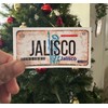 Set Jalisco Mexico Aluminum Novelty Vanity Plate Placa Sign 6"