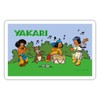 Spreadshirt Yakari Small Badger and Rainbow Music Making Stickers, 10