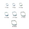 Glarks 70Pcs Zinc Plated Double Ear Hose Fuel Clamp with