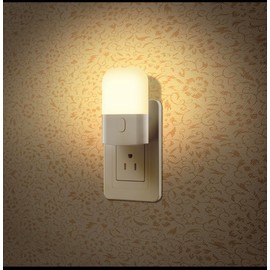 Led Night Light Plug into Wall, 4 Modes Brightness Adjustable, 2700K Warm White Motion Sensor Dusk to Dawn, Indoor Light for Bedroom Living Room Stair and Hallway.