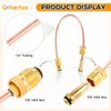gohantee High Flow Copper Propane Gas Pigtail POL x POL