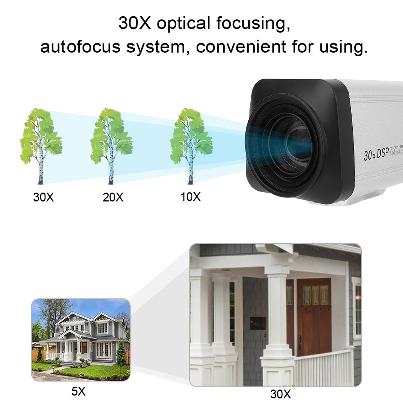 5MP HD 30X Zoom Camera Intelligent IP Infrared Digital CCTV