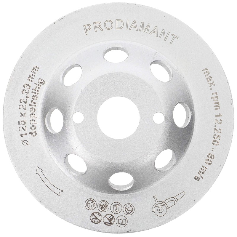 PRODIAMANT Dust Extraction Hood with Brushes for 115 mm and
