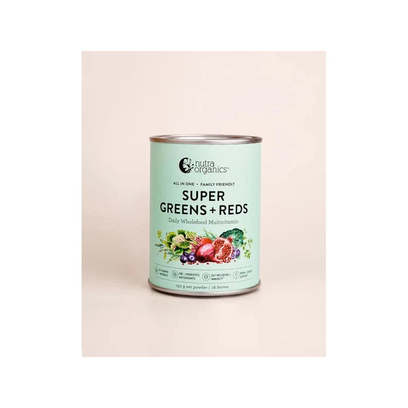 Nutra Naturals Super Greens and Reds, Watermelon Strawberry / 300g