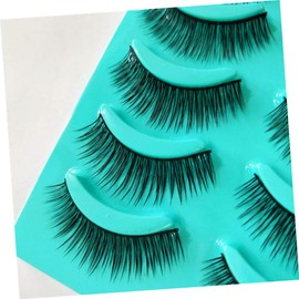 WOONEKY 5pairs Individual Lashes for Diy Eyelash Extensions Natural Looking False Eyelashes for Daily Use Party Wedding