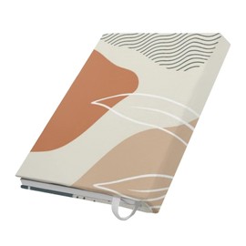 FKELYI Jumbo Fabric Book Covers-Pink Cherry Blossom Print Stretchable Book Sleeves for Hardcover Textbook Protection(FAN-WK20481CZ26-P-10)