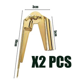 2 Contour Measuring Tools, Marking Tool, Pencil Compass and Marker, Woodworking Circle Marker, Multifunctional Pencil Marking Tool for Woodworking, Graphic Drawing Compass Tool (Gold)