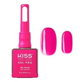 kiss new york Gel Nail Polish Soak Off UV LED Gel Polish 10mL Nail Art Salon Manicure DIY HEMA FREE, TPO FREE, Made in USA (Wild and Free)