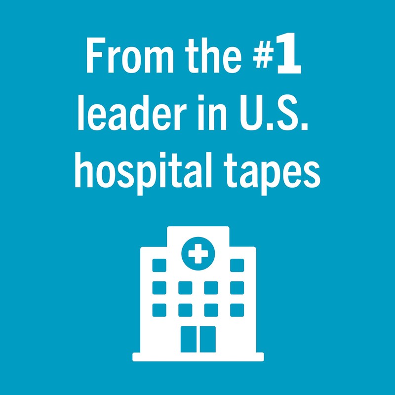 Nexcare Absolute Waterproof Tape, Flexible Foam Medical Tape, Secures Dressing