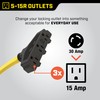 Champion Power Equipment 25-Foot 30-Amp 125-Volt Fan-Style Generator Extension Cord