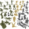 BMC WW2 D-Day Plastic Army Men - 34 American, British,