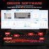 MAMBASNAKE X60 HE 60% Rapid Trigger Wireless Gaming Keyboard,Hall Effect