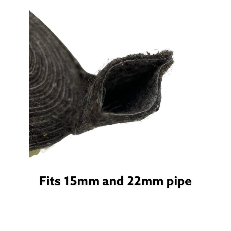 Topsleeve Pipe Insulation Lagging for 15mm and 22mm Copper Plastic