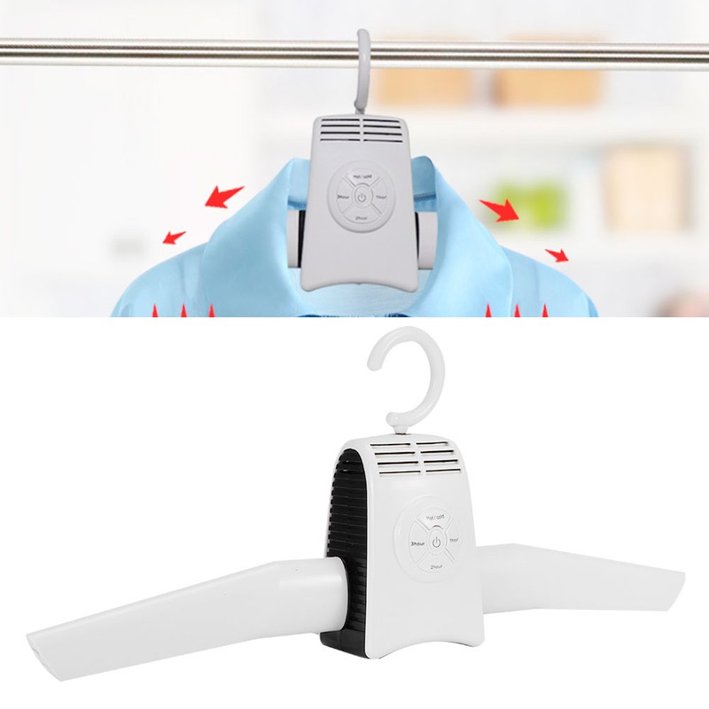Portable Electric Clothes Drying Rack Folding Laundry Shoes Dryer Hanger