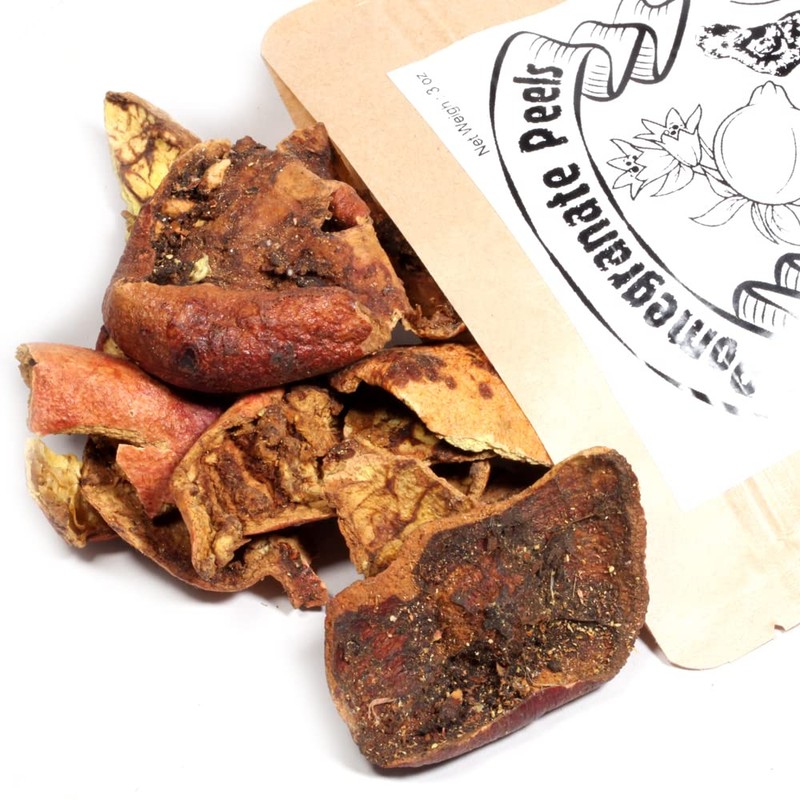 EidolonGreen [China Medicinal Herb] Pomegranate Peels/Shiliupi/石榴皮/석류 피 Dried Bulk Herbs