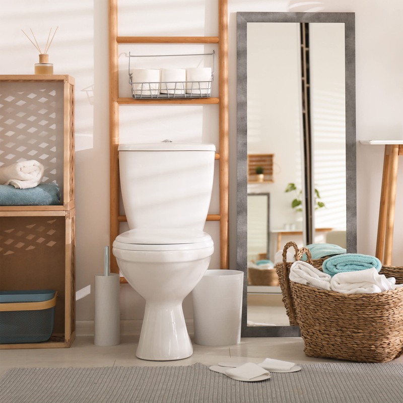 Relaxdays Toilet Brush, Set of 3, Replacement Toilet Brush, Removable