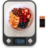 LEVADA PLUS Multifunktionale digitale Küchenwaage (15 kg) mit großem LCD-Display,