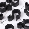 50pcs Irrigation Tubing Clips Wire Cable Clamps Adjustable Stand S