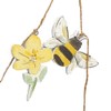 Crafty Capers Gisela Graham 1.2m Wooden Bee & Buttercup Flower
