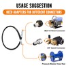 Corretic Pressure Washer Whip Hose 8 FT x 3/8 Inch,