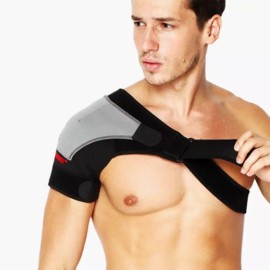 어깨 보호대 우측 밴드 압박 운동 회전근개 쇄골 고정 아대 스트랩 슬리브 스포츠 Right Shoulder Protector Band Compression Exercise Rotator Cuff Scapula Fixing Strap Sleeve Sports