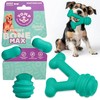 Yomp FunnyBone MAX: All-Natural Rubber Dog Toy, Nontoxic, Safe for
